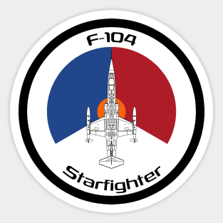 F-104 Starfighter (NL) Sticker